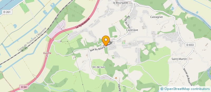 localisation de l'entreprise SCM IDEL GUICHE  GUICHE