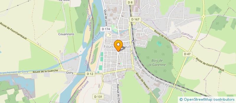 localisation de l'entreprise SCM IGSA à FOURCHAMBAULT