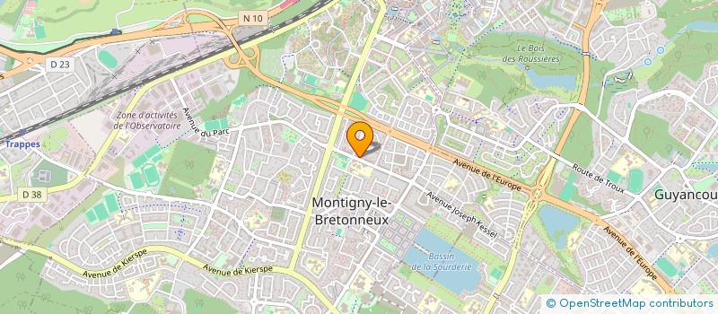 localisation de l'entreprise SCM ILYS à MONTIGNY-LE-BRETONNEUX