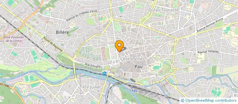 localisation de l'entreprise SCM IMAG MEDICALE PAU PYRENEES à PAU