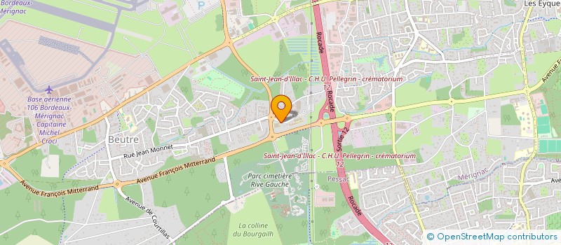 localisation de l'entreprise SCM IMAGERIE CLINIQUE DU SPORT à MERIGNAC