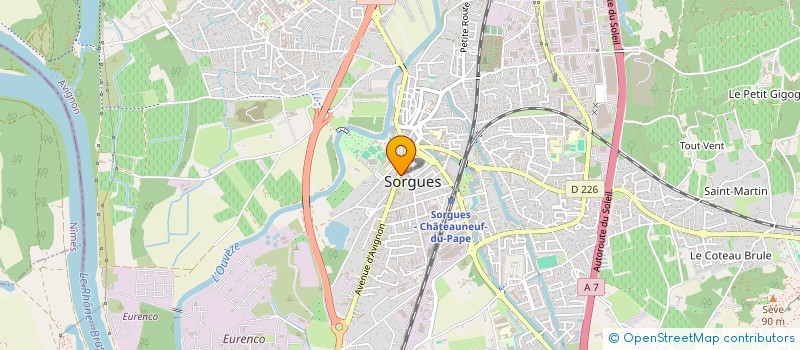 localisation de l'entreprise SCM IMAGERIE MEDICALE AVIGNON NORD FONTVERT à SORGUES