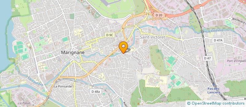 localisation de l'entreprise SCM IMAGERIE MEDICALE DE LA CADIERE à MARIGNANE