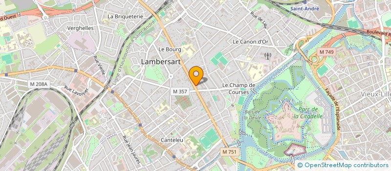 localisation de l'entreprise SCM IMAGERIE MEDICALE DE LAMBERSART à LAMBERSART