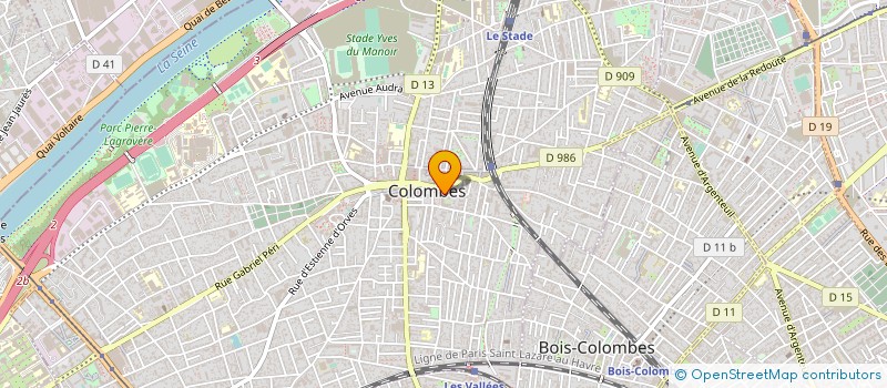 localisation de l'entreprise SCM IMAGERIE MEDICALE DU CHATEAU à COLOMBES