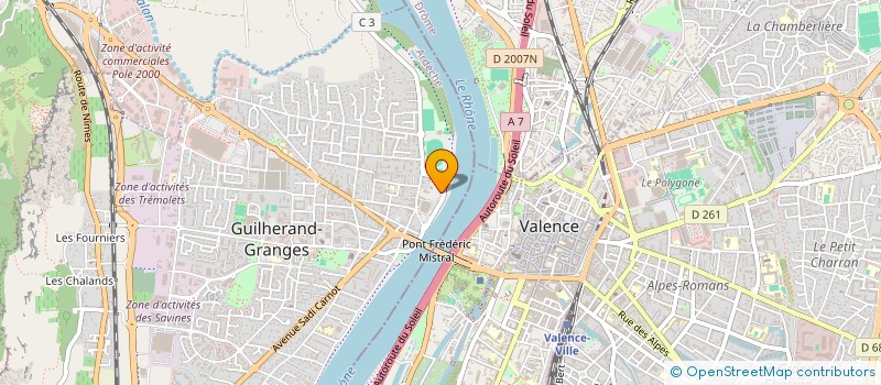 localisation de l'entreprise SCM IMAGERIE NOUVELLE VALLEE RHONE VIVARAIS à GUILHERAND-GRANGES