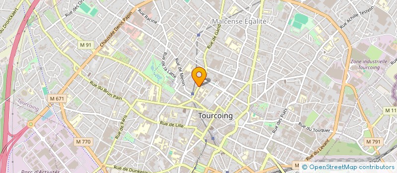 localisation de l'entreprise SCM IMAGIX  TOURCOING