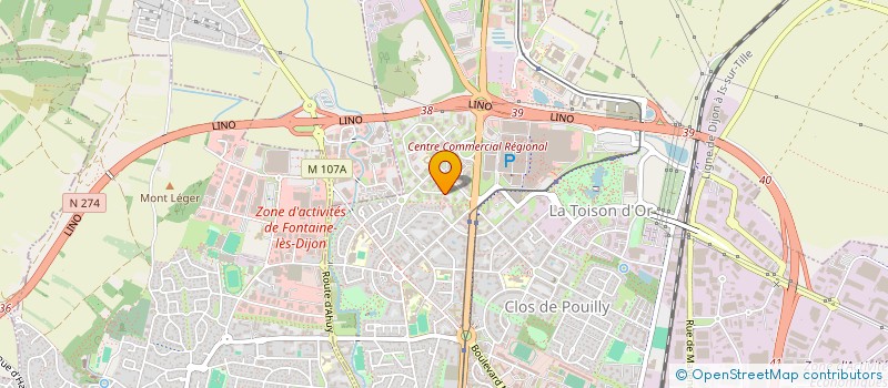 localisation de l'entreprise SCM IMAGIX  DIJON