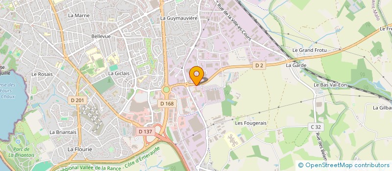 localisation de l'entreprise SCM IMALO SPORT  SAINT-MALO