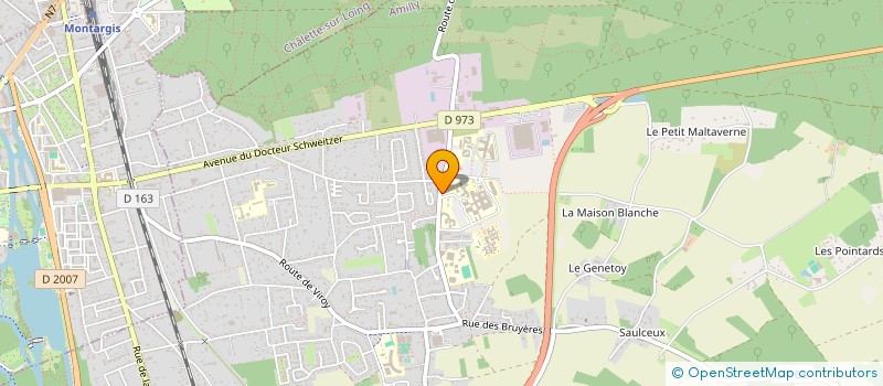 localisation de l'entreprise SCM IMEGA PARIS  AMILLY