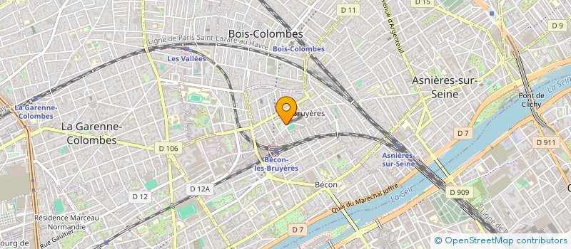 localisation de l'entreprise SCM IMMO à ASNIERES-SUR-SEINE