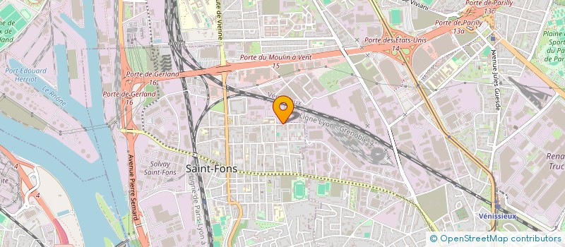 localisation de l'entreprise SCM INFILIB  SAINT-FONS