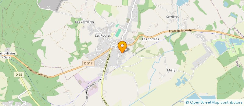 localisation de l'entreprise SCM INFIRMIERES DE TREPT  TREPT