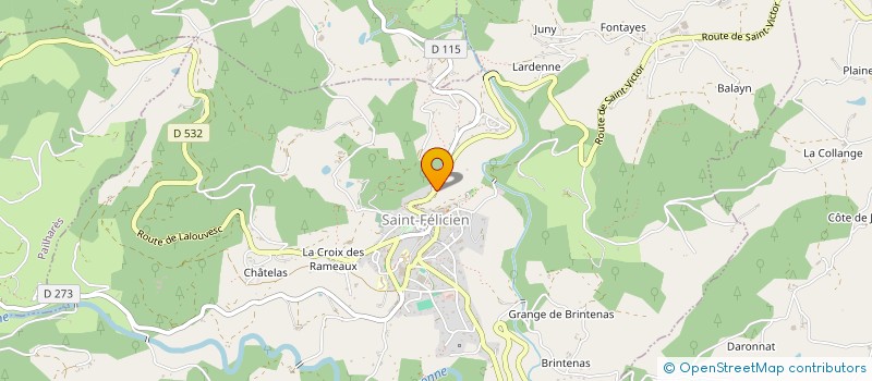 localisation de l'entreprise SCM INFIRMIERES SAINT FELICIEN  SAINT-FELICIEN