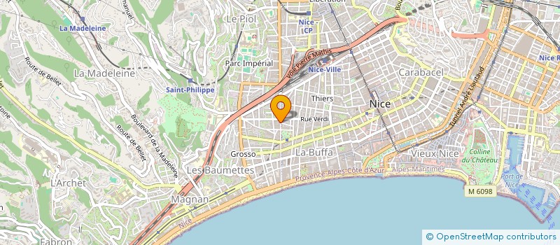 localisation de l'entreprise SCM INFIRMIERS ASSISTANCE à NICE