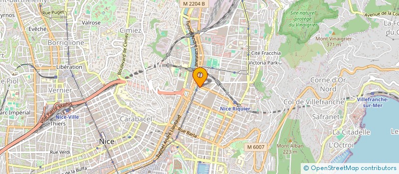 localisation de l'entreprise SCM INFIRMIERS DIPLOMES D ETAT à NICE