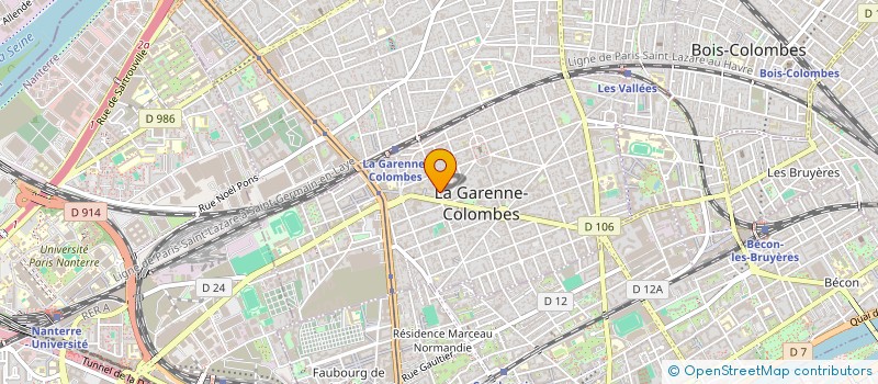 localisation de l'entreprise SCM INFIRMIERS JOFFRE à LA GARENNE-COLOMBES