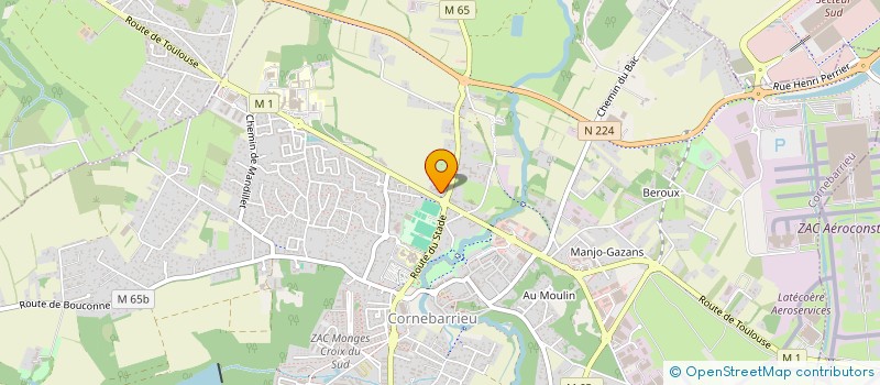 localisation de l'entreprise SCM INFIRMIERS LA GRANDE BARTHE à CORNEBARRIEU