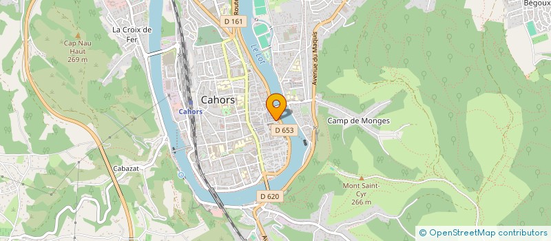 localisation de l'entreprise SCM IRIS  CAHORS