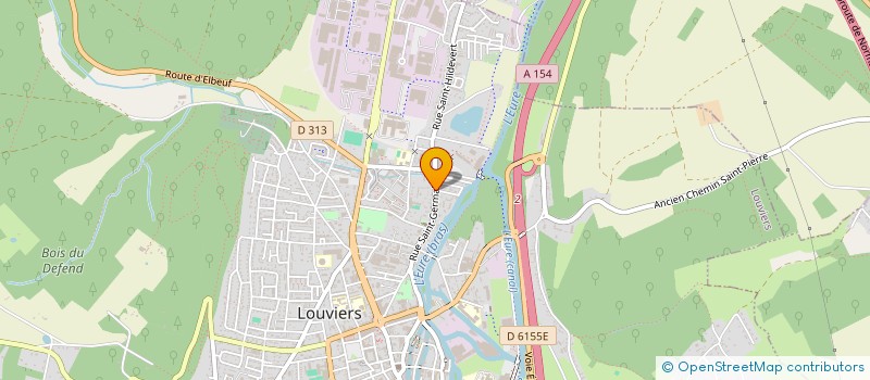 localisation de l'entreprise SCM IRIS à LOUVIERS