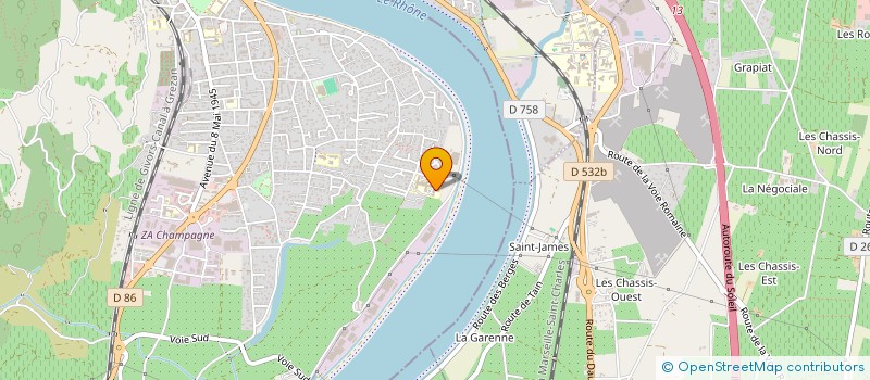 localisation de l'entreprise SCM IRM DE TOURNON à TOURNON-SUR-RHONE