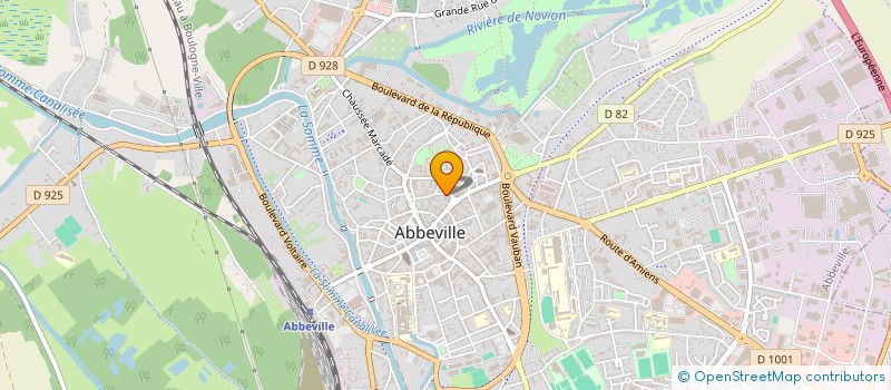 localisation de l'entreprise SCM IRM RADIO LIBERAUX REGION ABBEVILLE à ABBEVILLE