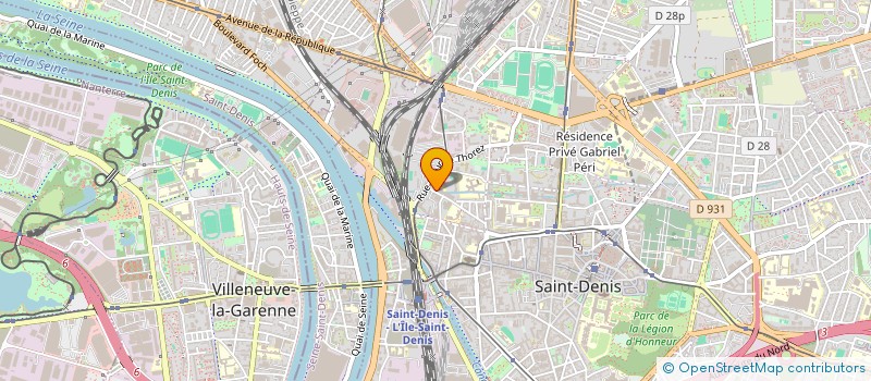 localisation de l'entreprise SCM IRM SPECIALISEE à SAINT-DENIS