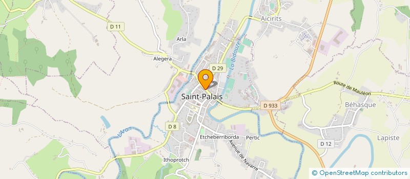 localisation de l'entreprise SCM IRRIA  SAINT-PALAIS