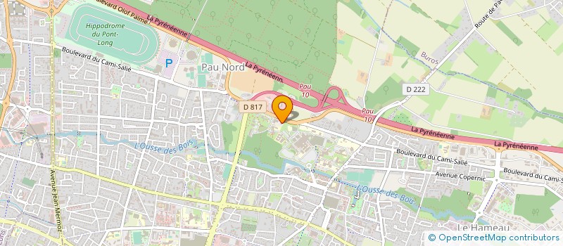 localisation de l'entreprise SCM ISIS à PAU