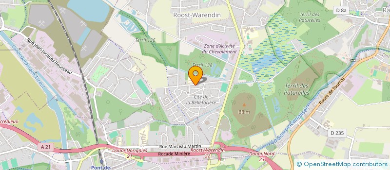 localisation de l'entreprise SCM ISIS  ROOST WARENDIN