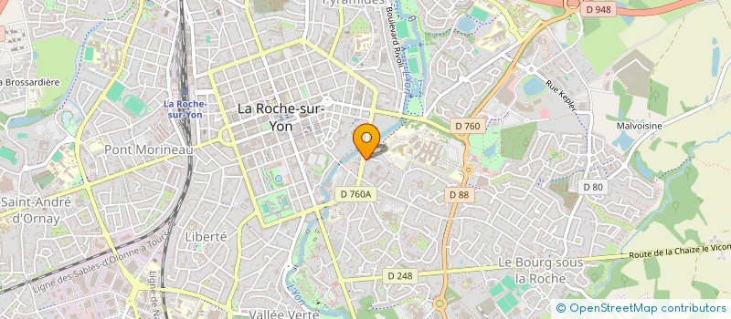 localisation de l'entreprise SCM ITECMO à LA ROCHE-SUR-YON