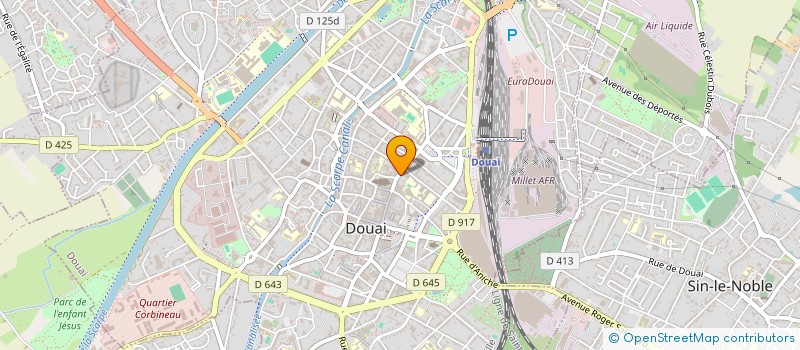 localisation de l'entreprise SCM IVANOVITCH DEBOSQUE DELAHAY à DOUAI