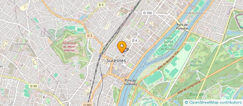 localisation de l'entreprise SCM J.B à SURESNES
