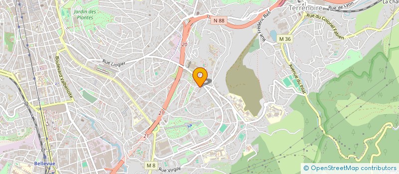 localisation de l'entreprise SCM J&M INFIRMIERES ASSOCIEES  SAINT-ETIENNE