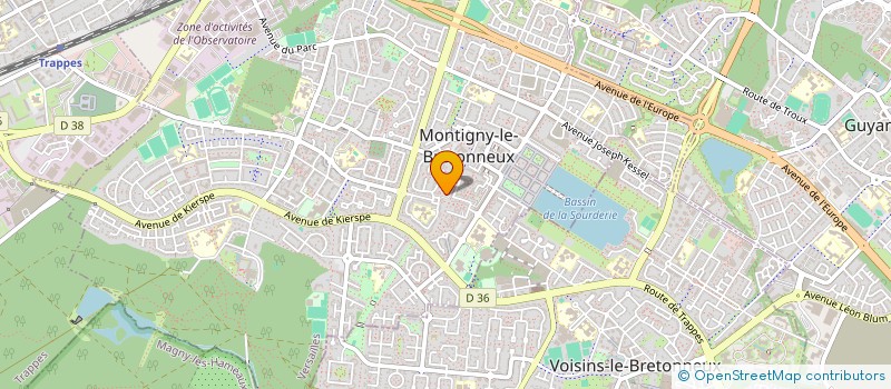 localisation de l'entreprise SCM JACQUES PREVERT à MONTIGNY-LE-BRETONNEUX