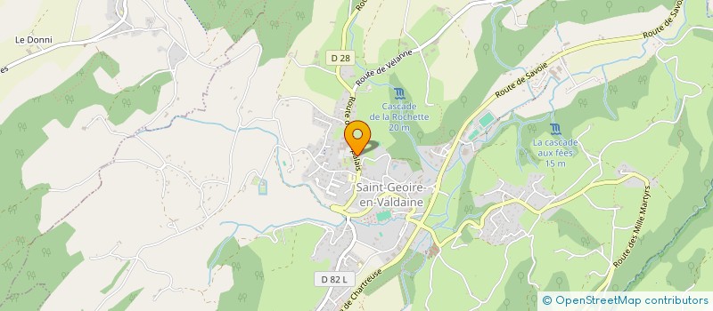 localisation de l'entreprise SCM JANY  SAINT-GEOIRE-EN-VALDAINE