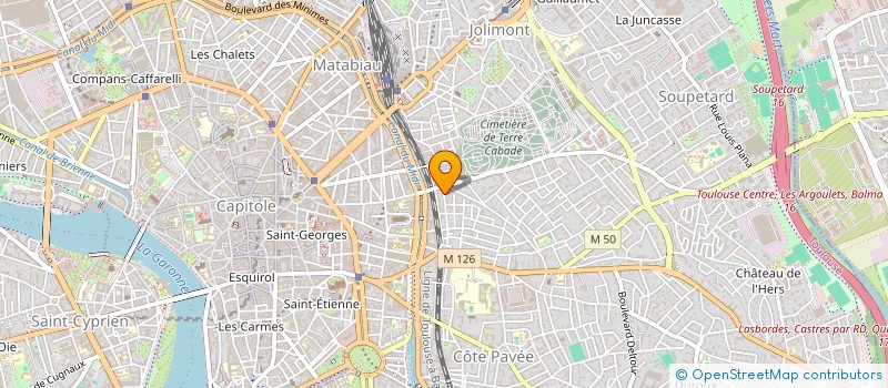 localisation de l'entreprise SCM JARA à TOULOUSE