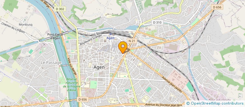 localisation de l'entreprise SCM JASMIN à AGEN