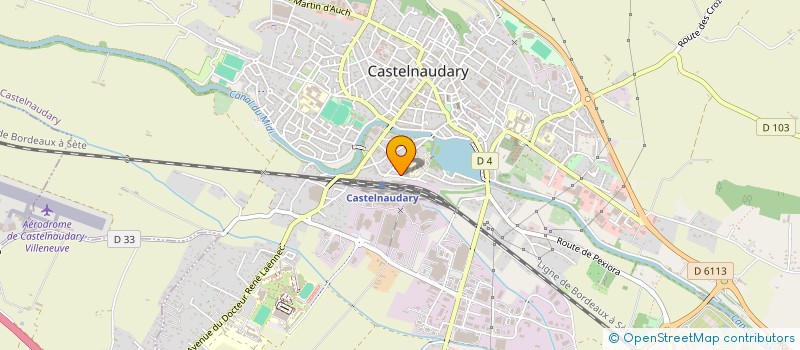 localisation de l'entreprise SCM JEAN DAUSSET à CASTELNAUDARY