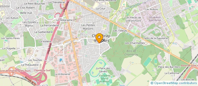 localisation de l'entreprise SCM JEAN ET NICOLAS  CHAMBRAY-LES-TOURS