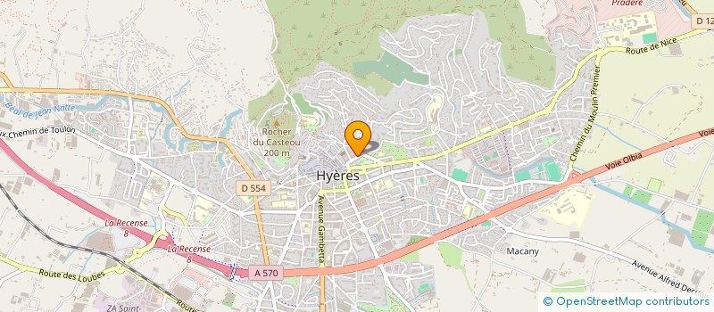 localisation de l'entreprise SCM JEAN PAUL CAMUZET PASCAL HUGNY à HYERES