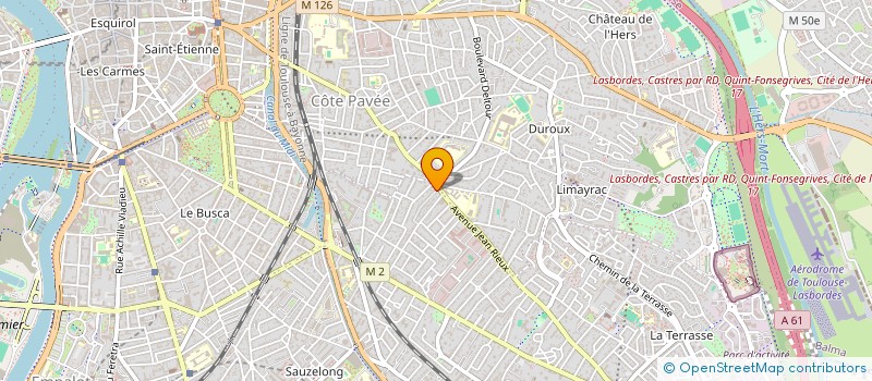 localisation de l'entreprise SCM JEAN RIEU  TOULOUSE