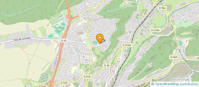 localisation de l'entreprise SCM JOLY-PHAM à LONGWY