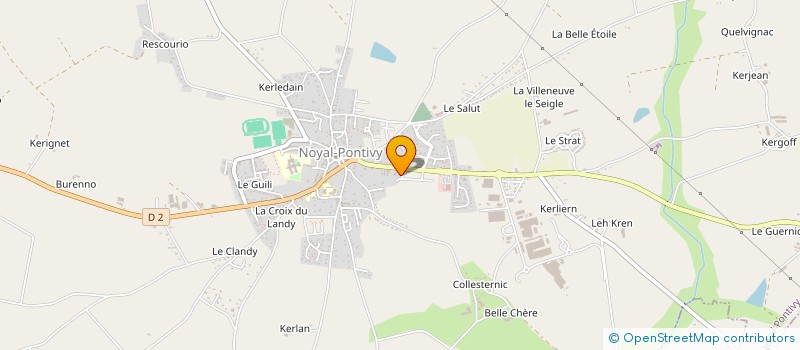 localisation de l'entreprise SCM JOUANNO - COTTALORDA à NOYAL-PONTIVY