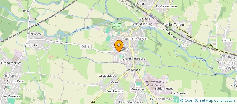 localisation de l'entreprise SCM JOUVANCY à PONT-DE-VEYLE