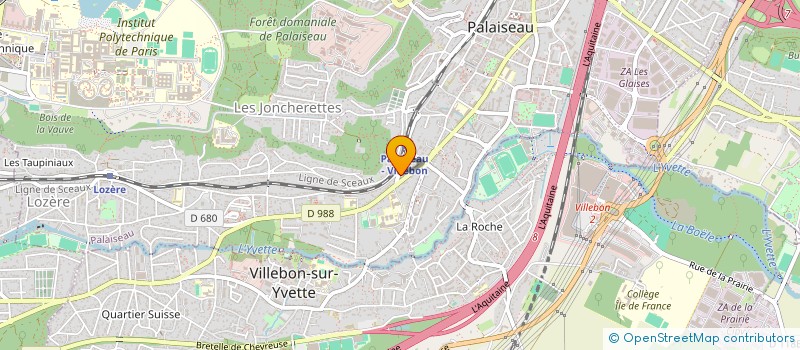 localisation de l'entreprise SCM JOUVAU CABINET DE PEDIATRIE  PALAISEAU