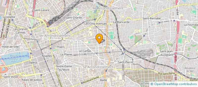 localisation de l'entreprise SCM JP COCHE P POGGI L CURATOLO à MARSEILLE