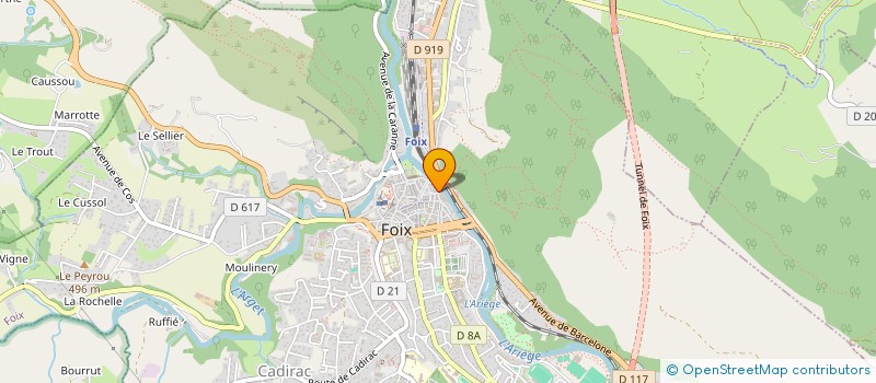 localisation de l'entreprise SCM JRP à FOIX