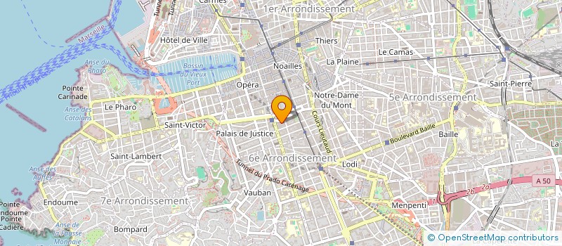 localisation de l'entreprise SCM JURISTELLA  MARSEILLE