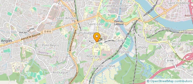localisation de l'entreprise SCM JUZAN - GARICOITZ à BAYONNE